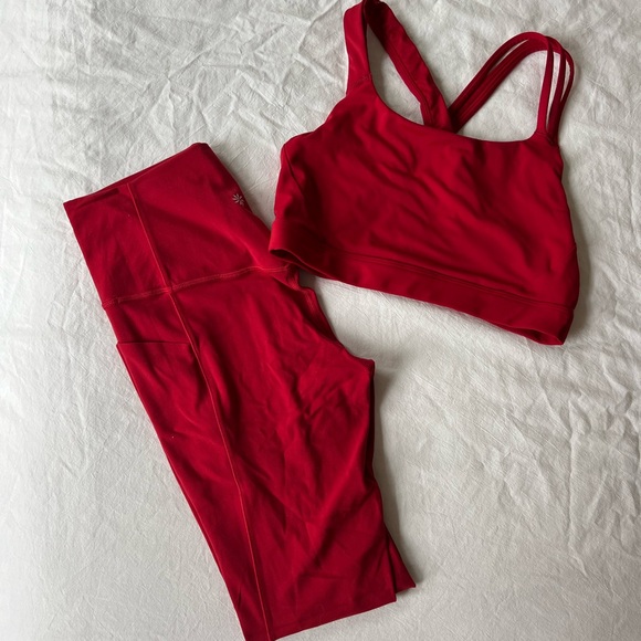 Athleta workout set size small - worn once or twice - Picture 1 of 2